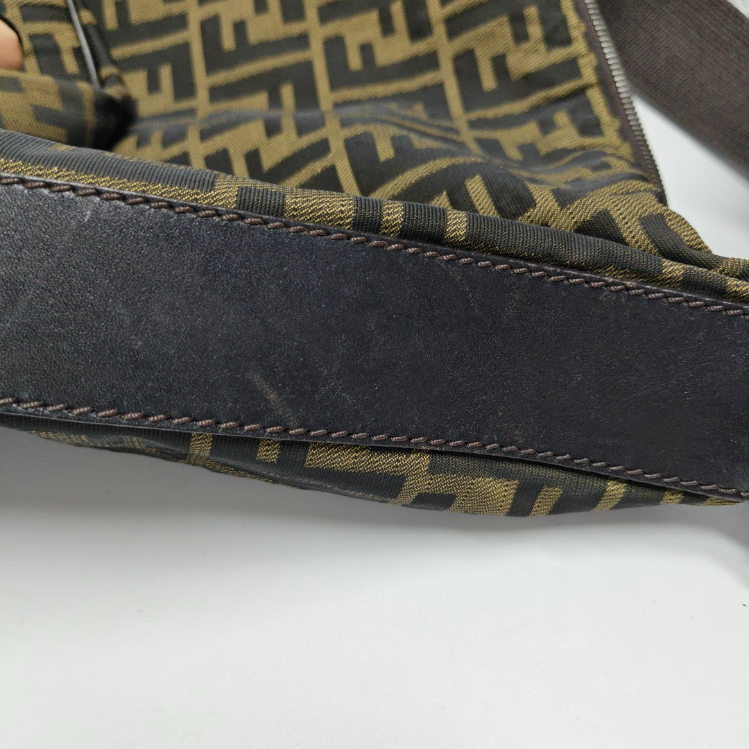 Canvas Shoulder Bag Brown