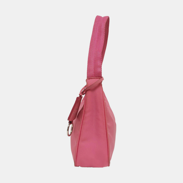Authenticated pre-owned  Re-edition2000 Mini Nylon Pink - Top Handle Bag at Looply