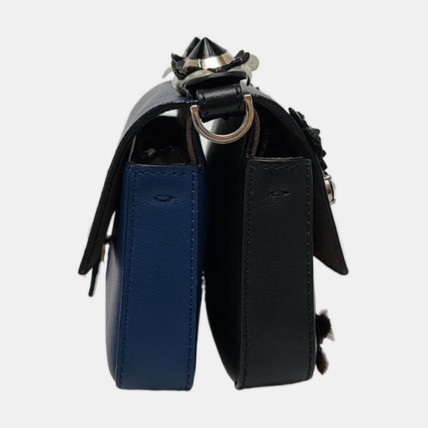 Calfskin Crossbody Bag Black
