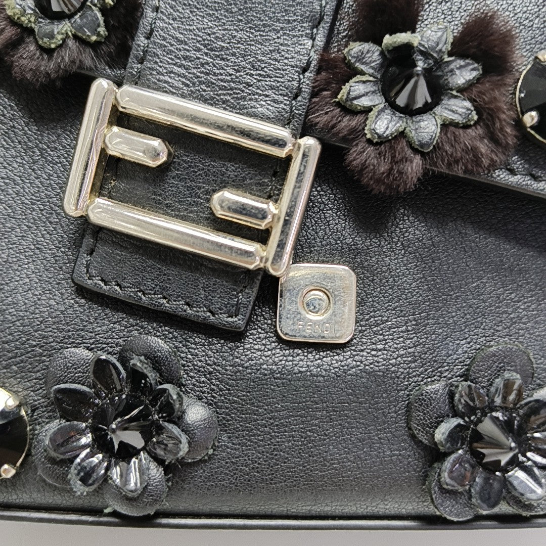 Calfskin Crossbody Bag Black