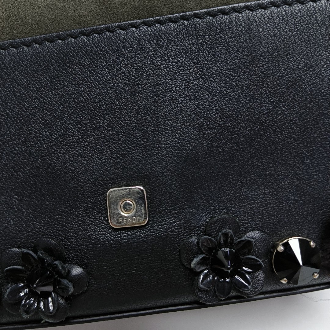 Calfskin Crossbody Bag Black