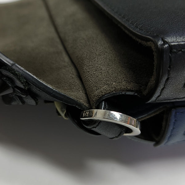 Calfskin Crossbody Bag Black