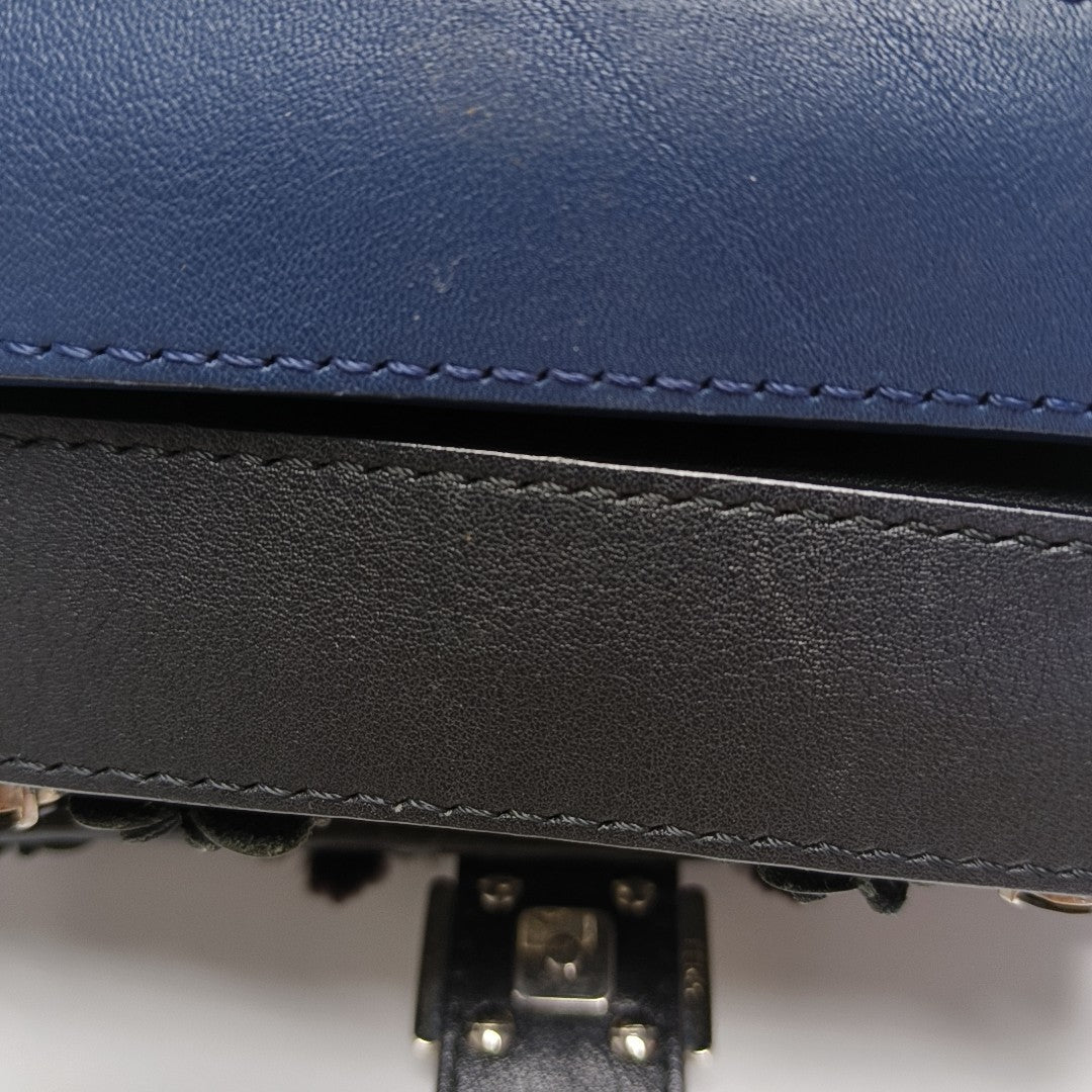 Calfskin Crossbody Bag Black