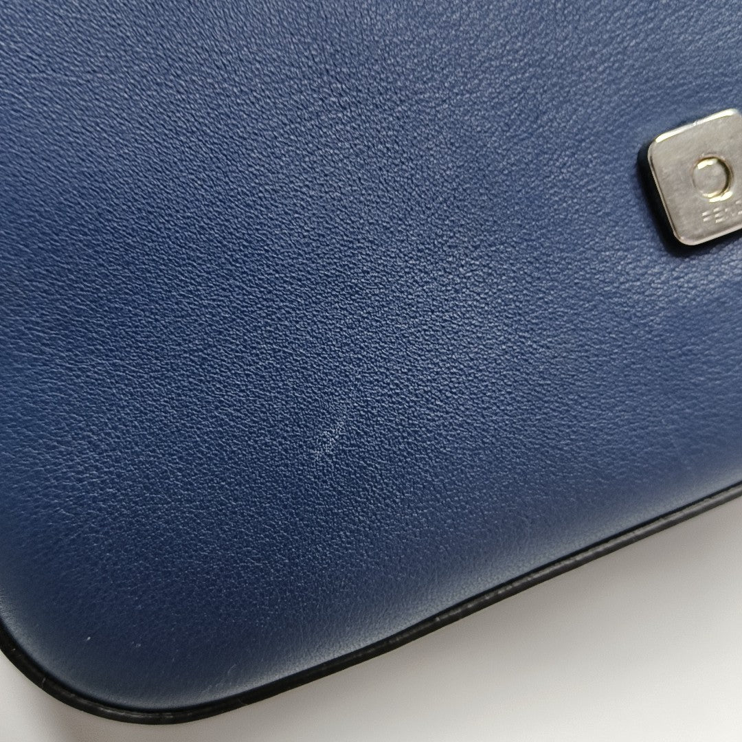 Calfskin Crossbody Bag Black