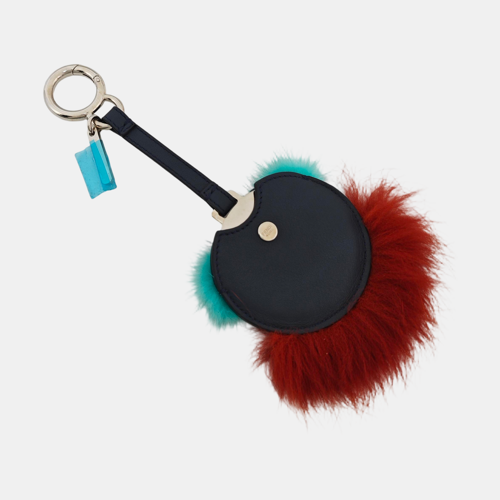 Authenticated pre-owned  Leather Black Bag Charm - Bag Charm at Looply