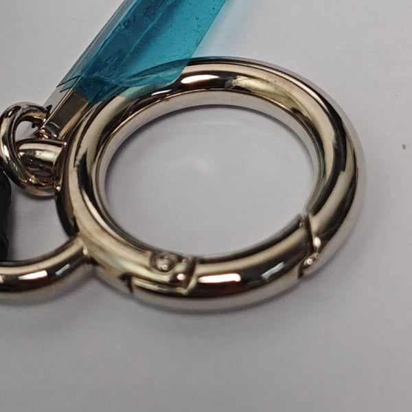 Authenticated pre-owned  Leather Black Bag Charm - Bag Charm at Looply
