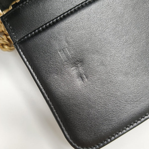 Authenticated pre-owned  Boy Chanel Quilted Grained Calfskin Black - Shoulder Bag at Looply
