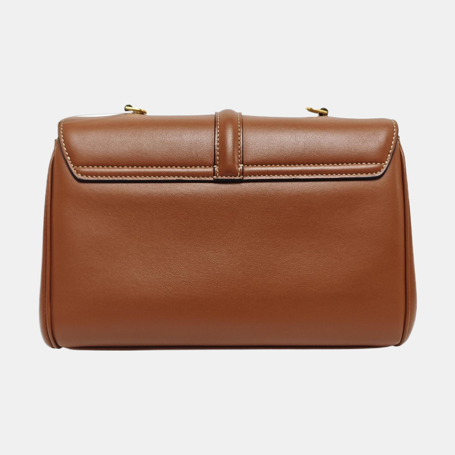 Authenticated pre-owned  16 Small Calfskin Brown - Shoulder Bag at Looply