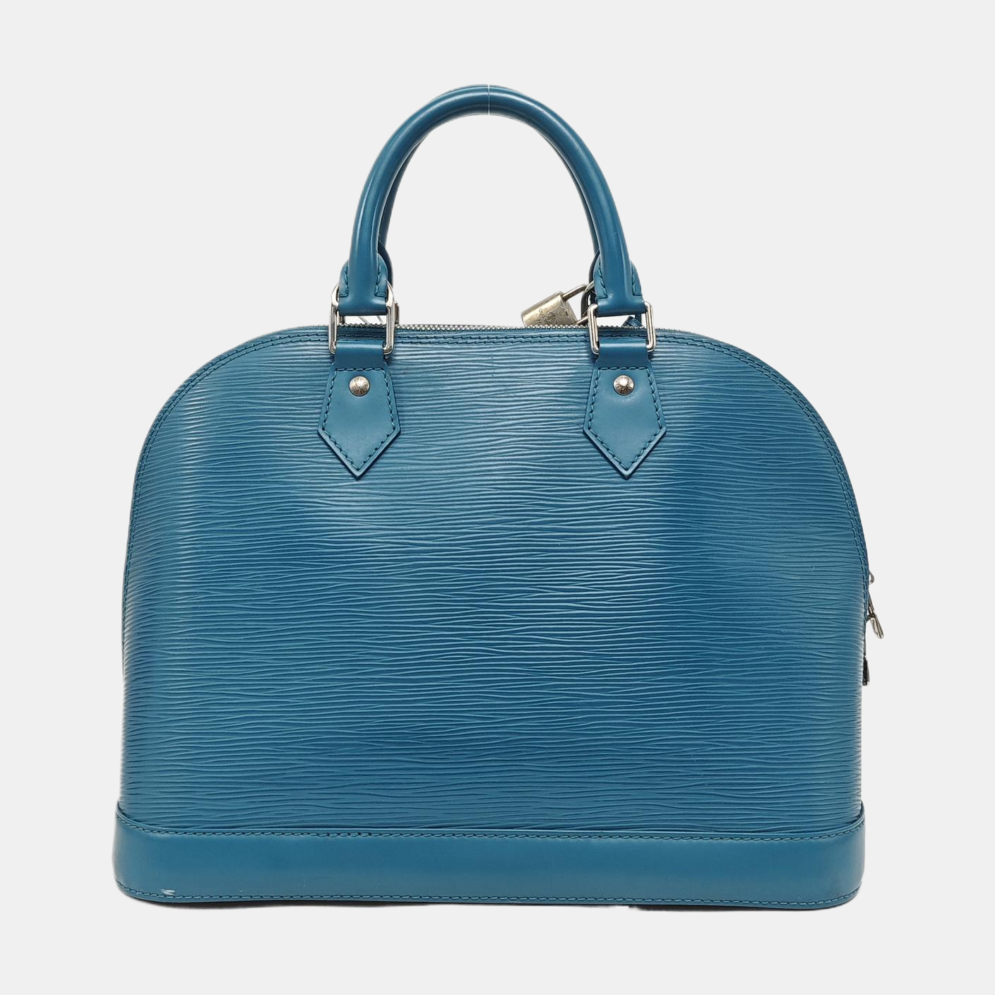 Authenticated pre-owned  Alma PM Epi Blue - Top Handle Bag at Looply