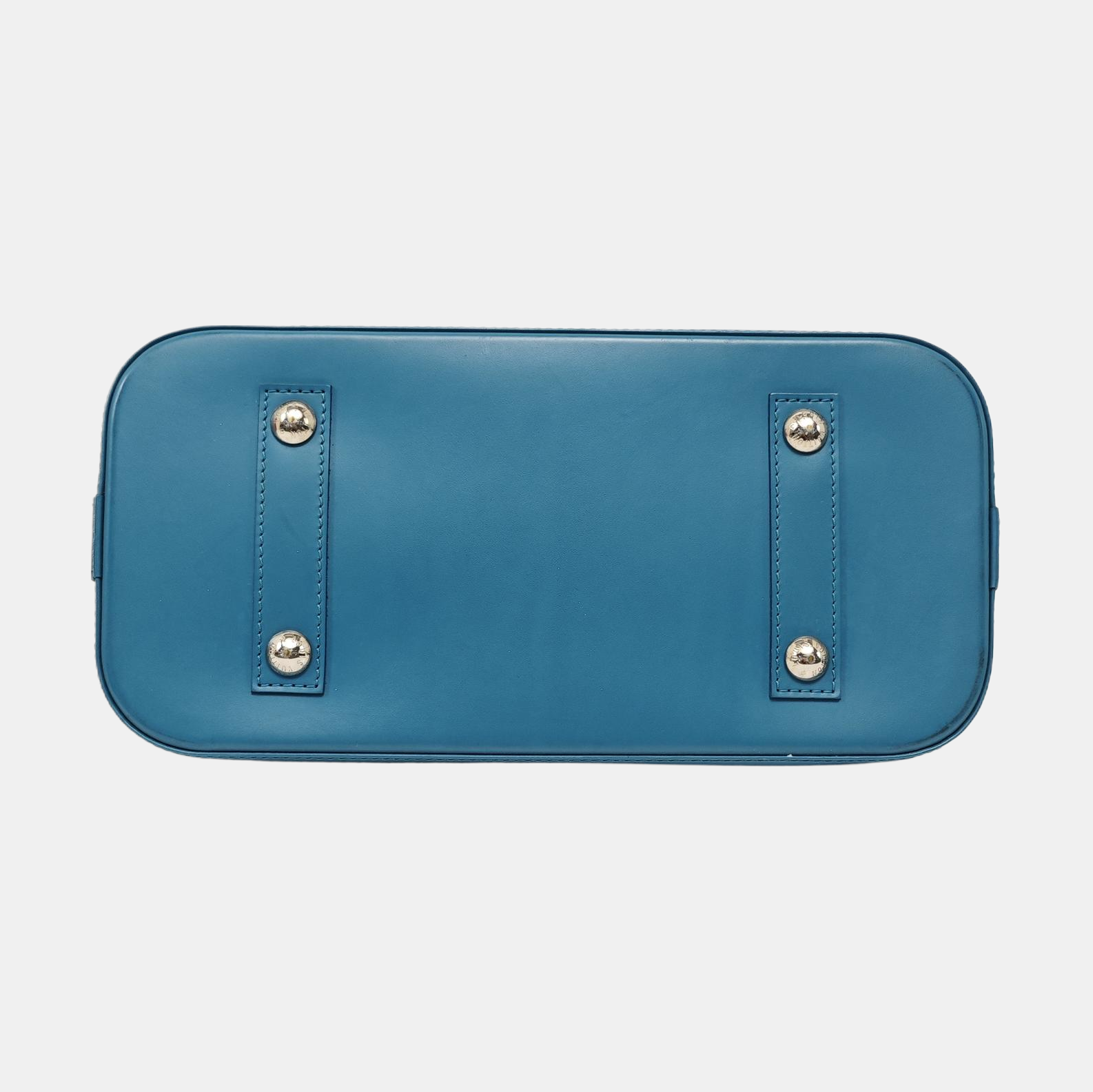 Authenticated pre-owned  Alma PM Epi Blue - Top Handle Bag at Looply