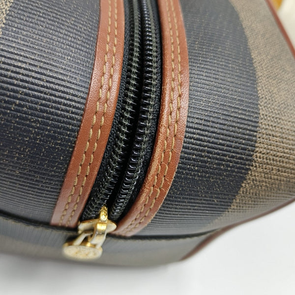 Coated Canvas Top Handle Bag Multicolor
