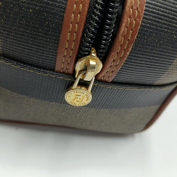 Coated Canvas Top Handle Bag Multicolor