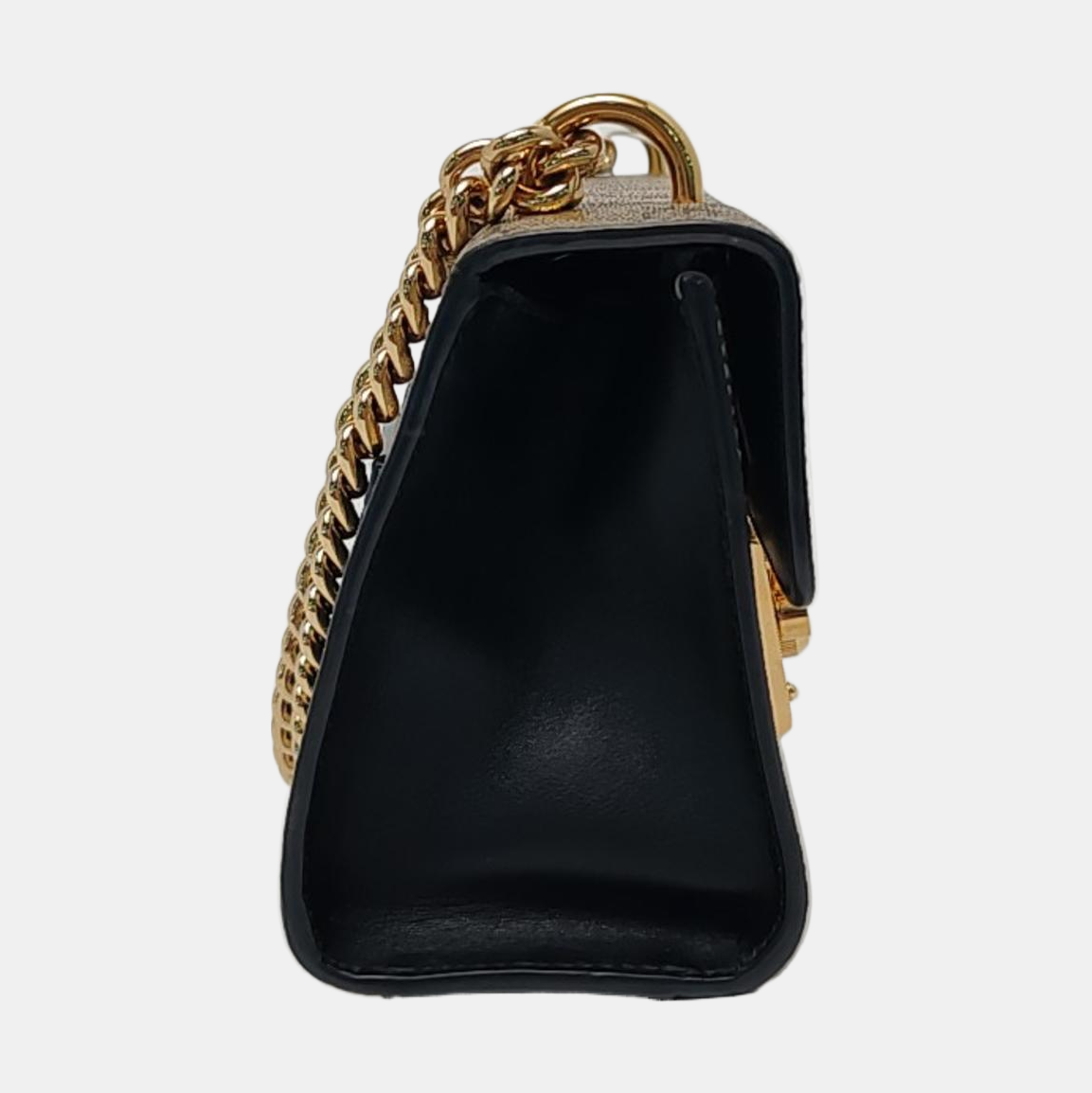 Authenticated pre-owned  Padlock Small Monogram Coated Canvas Beige - Shoulder Bag at Looply