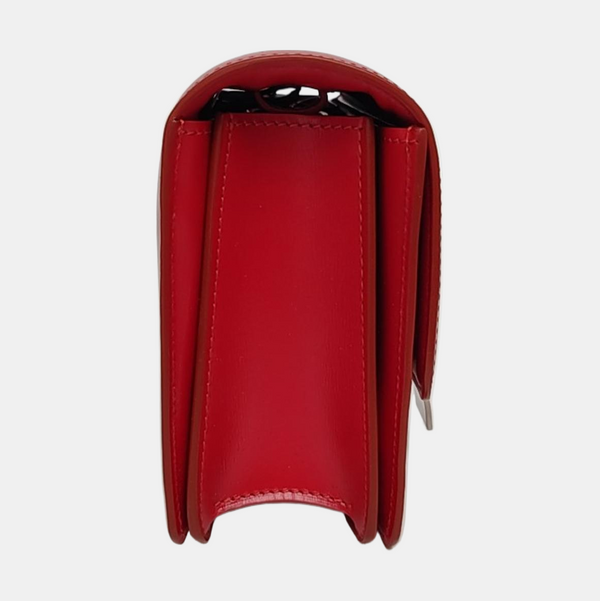 Authenticated pre-owned  CLASSIC BOX Mini Calfskin Red - Crossbody Bag at Looply