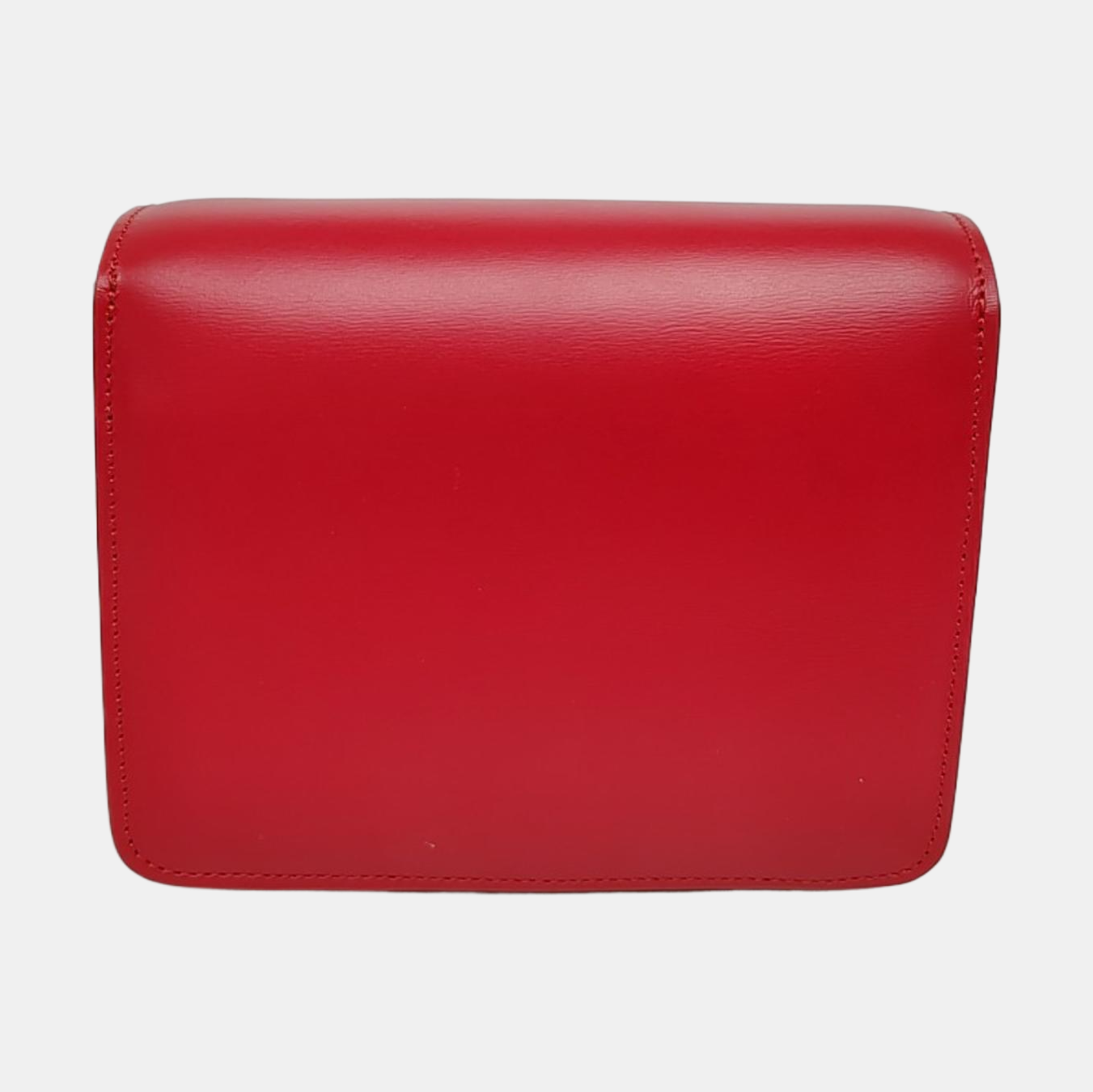 Authenticated pre-owned  CLASSIC BOX Mini Calfskin Red - Crossbody Bag at Looply