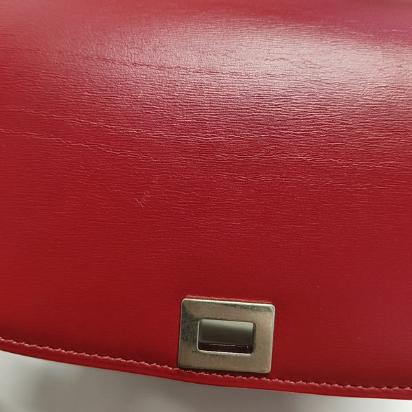 Authenticated pre-owned  CLASSIC BOX Mini Calfskin Red - Crossbody Bag at Looply