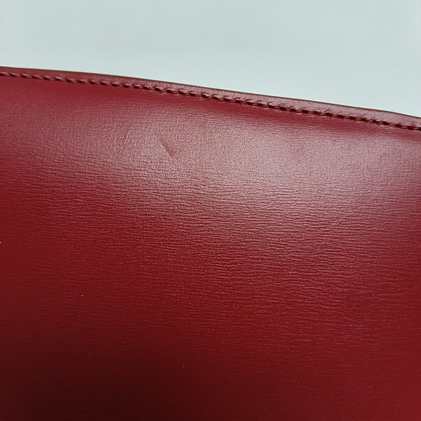 Authenticated pre-owned  CLASSIC BOX Mini Calfskin Red - Crossbody Bag at Looply
