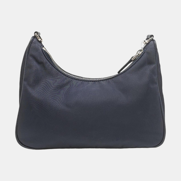 Authenticated pre-owned  Re-edition Mini Nylon Blue - Shoulder Bag at Looply