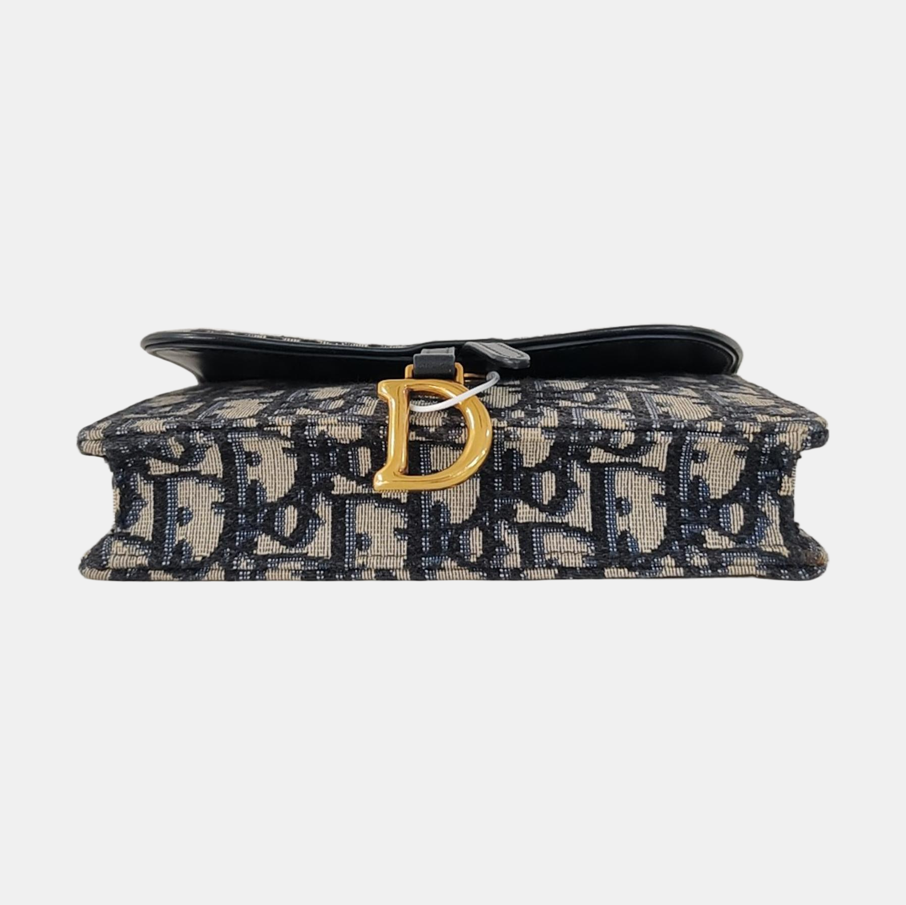 Authenticated pre-owned  Saddle Oblique Canvas Blue - Belt Bag at Looply