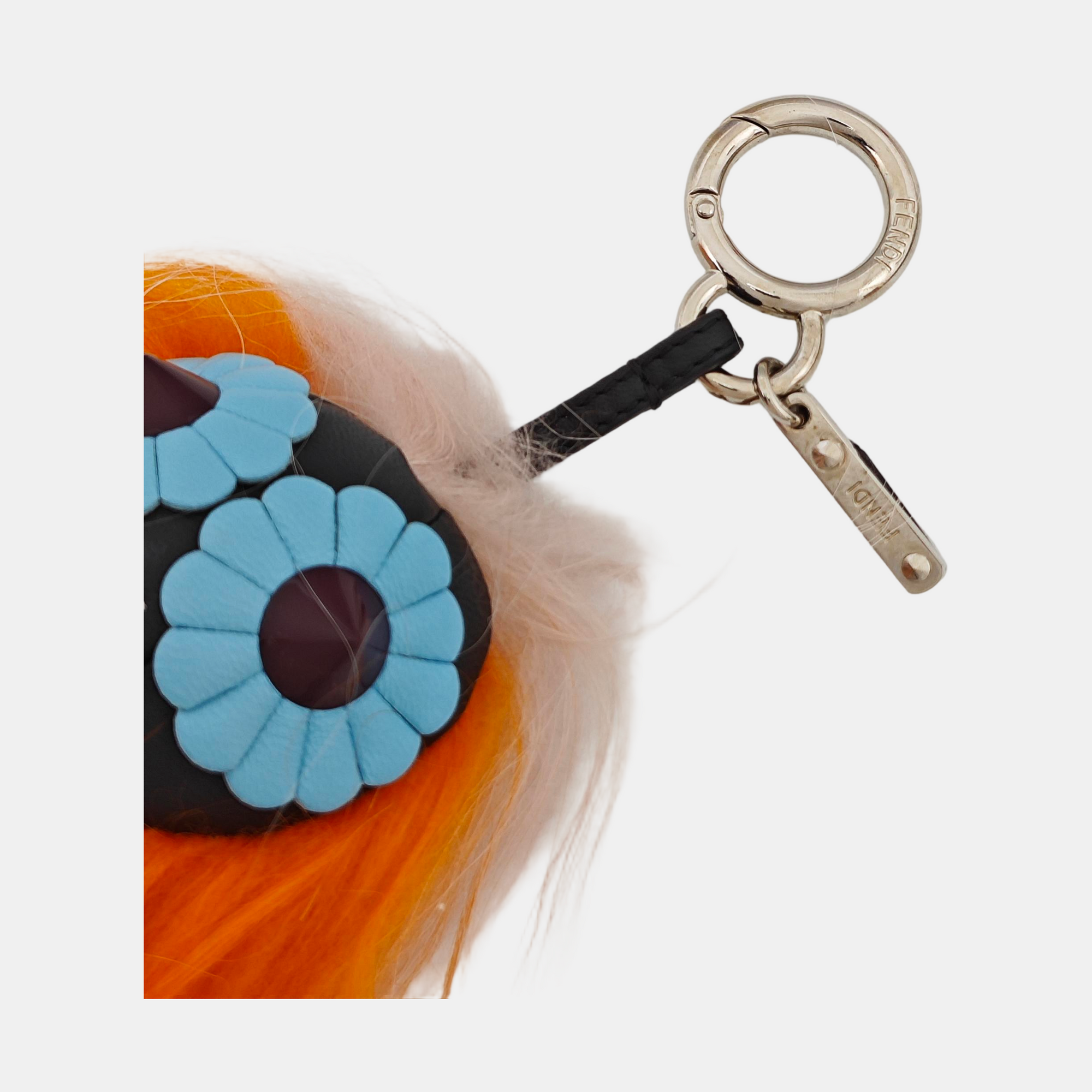 Authenticated pre-owned  Leather Black Bag Charm - Bag Charm at Looply