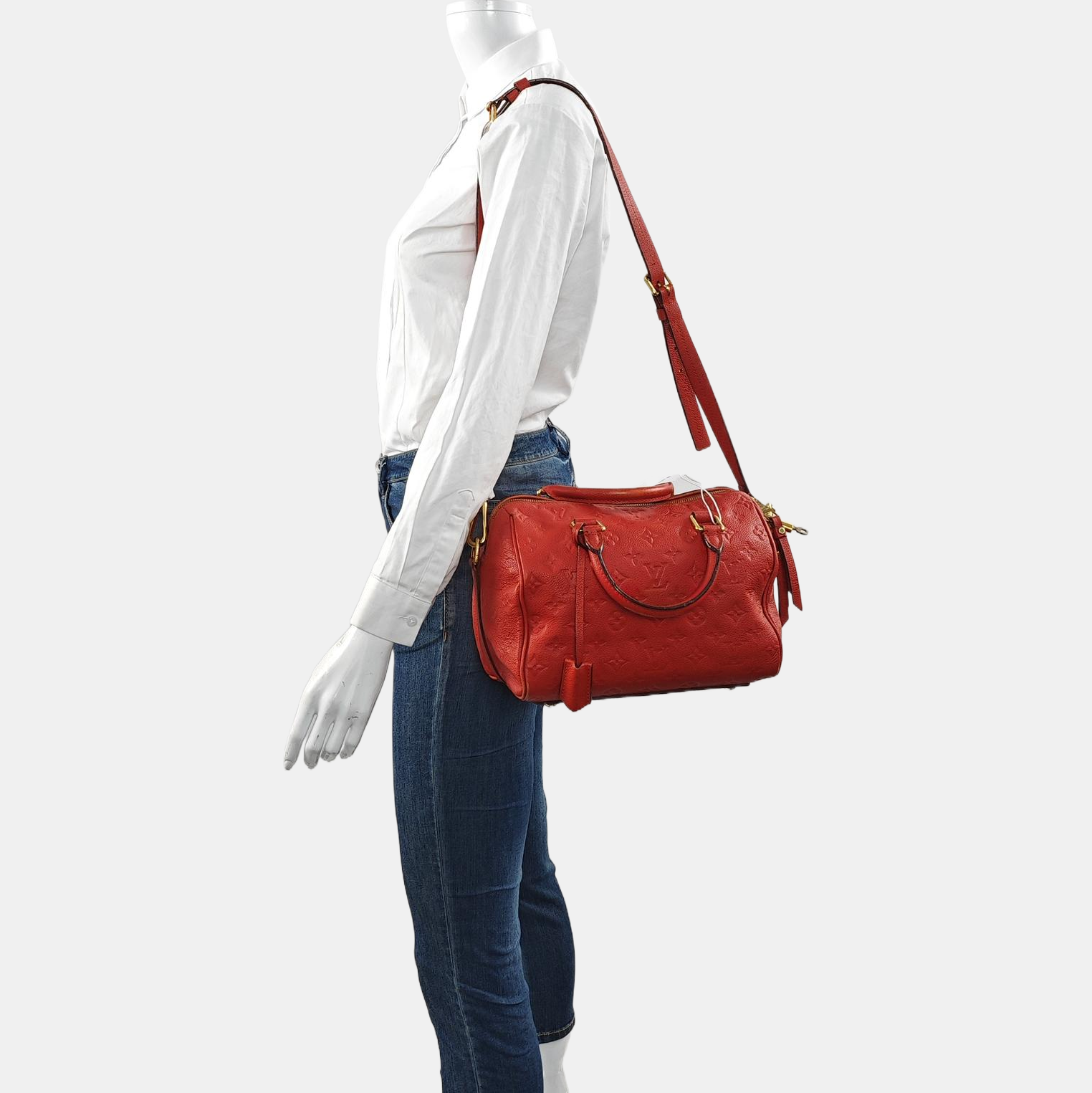 SPEEDY 25 Calfskin Red