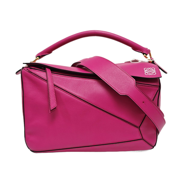 Authenticated pre-owned  Puzzle Small Calfskin Pink - Shoulder Bag at Looply
