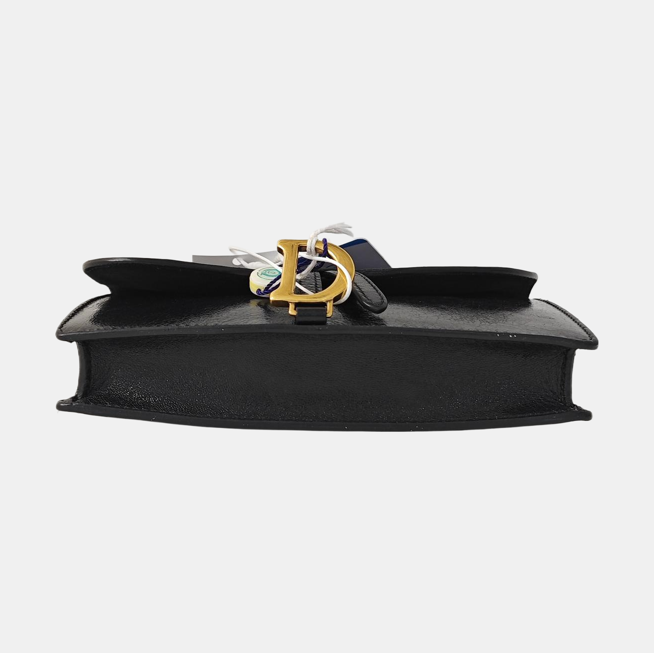 Authenticated pre-owned  Saddle Calfskin Black - Belt Bag at Looply