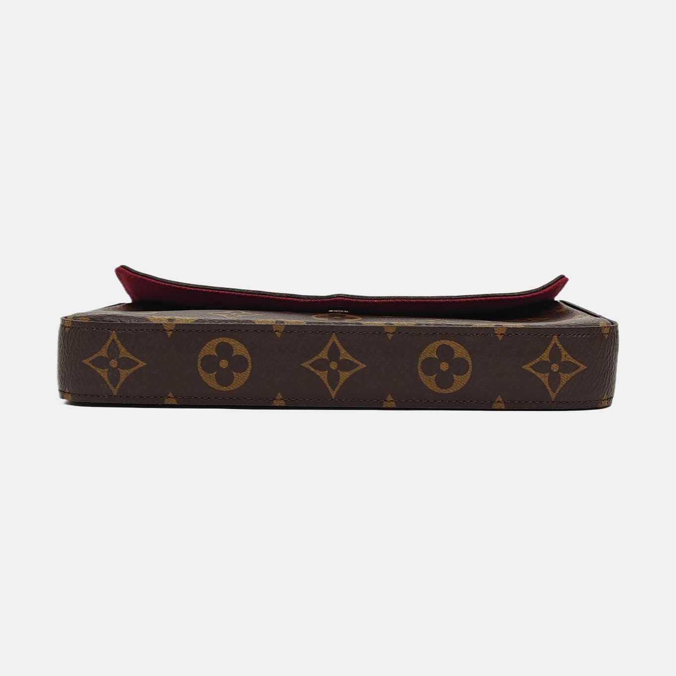 Authenticated pre-owned  Félicie Monogram Coated Canvas Brown - Crossbody Bag at Looply