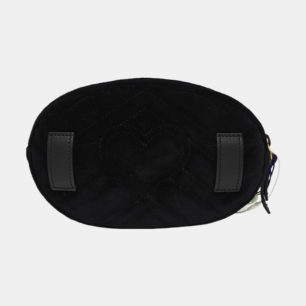 Authenticated pre-owned  GG Marmont Velvet Black - Belt Bag at Looply