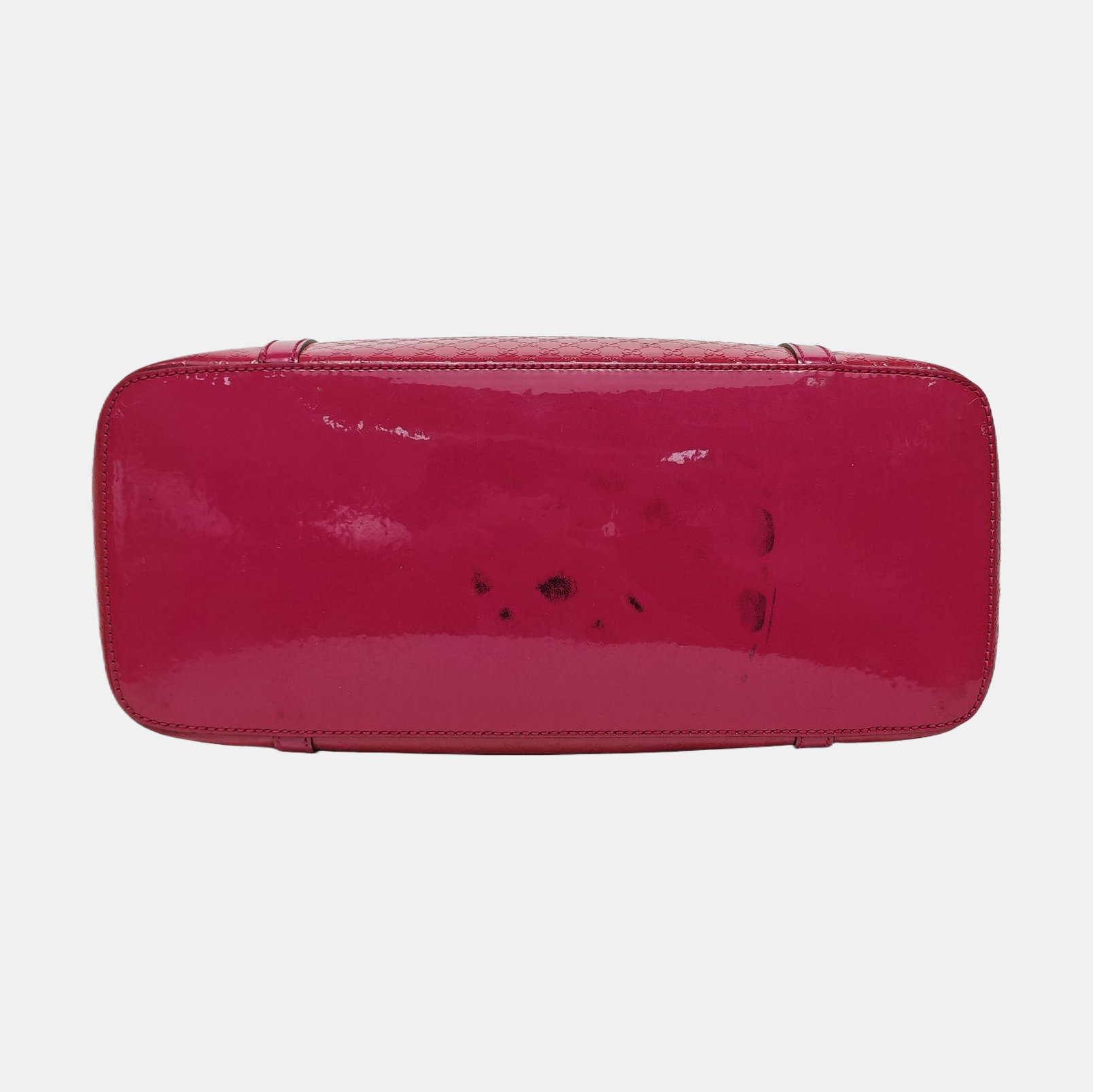 Authenticated pre-owned  Microguccissima Monogram Patent Leather Pink - Shoulder Bag at Looply