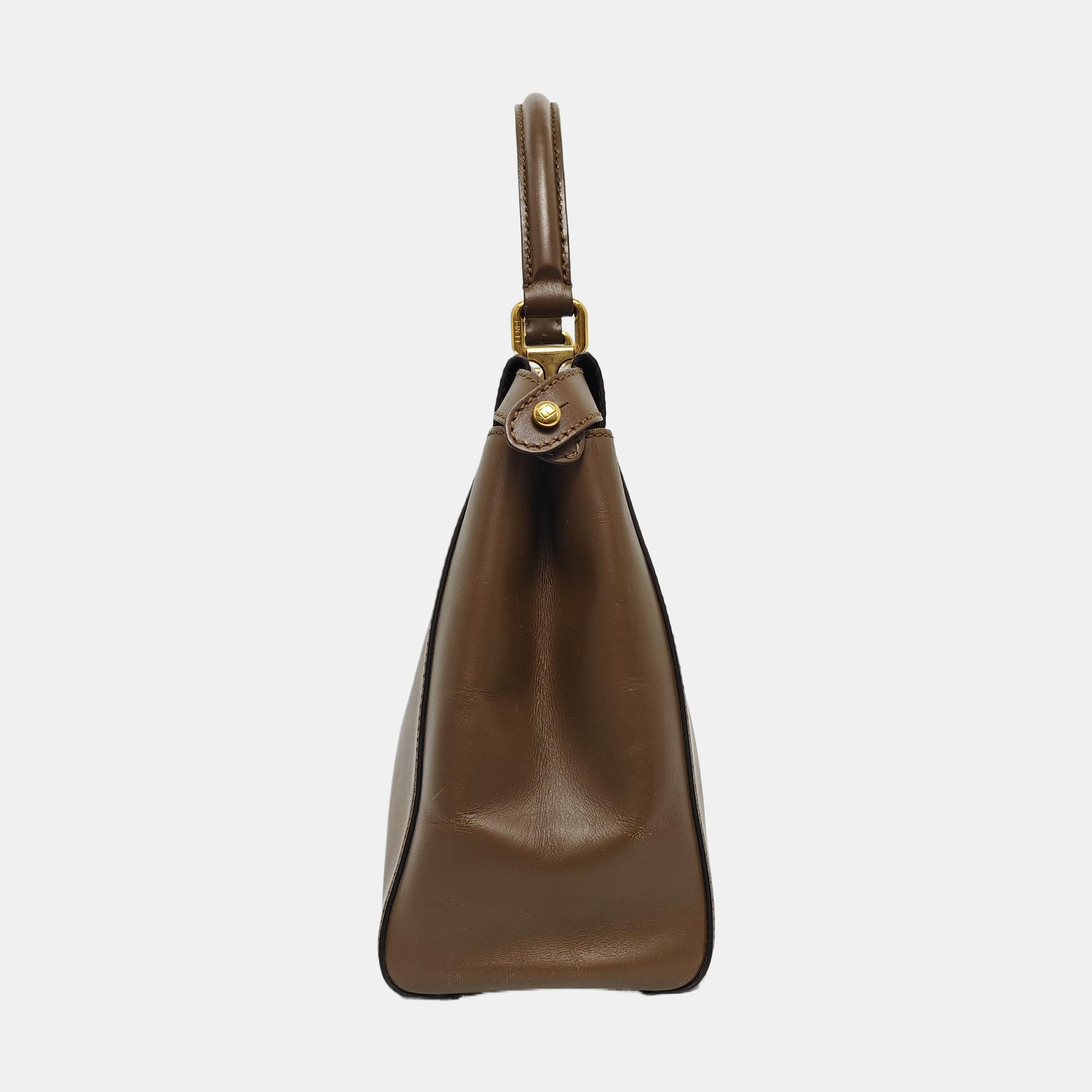 Authenticated pre-owned  Peekaboo Small Calfskin Brown - Shoulder Bag at Looply