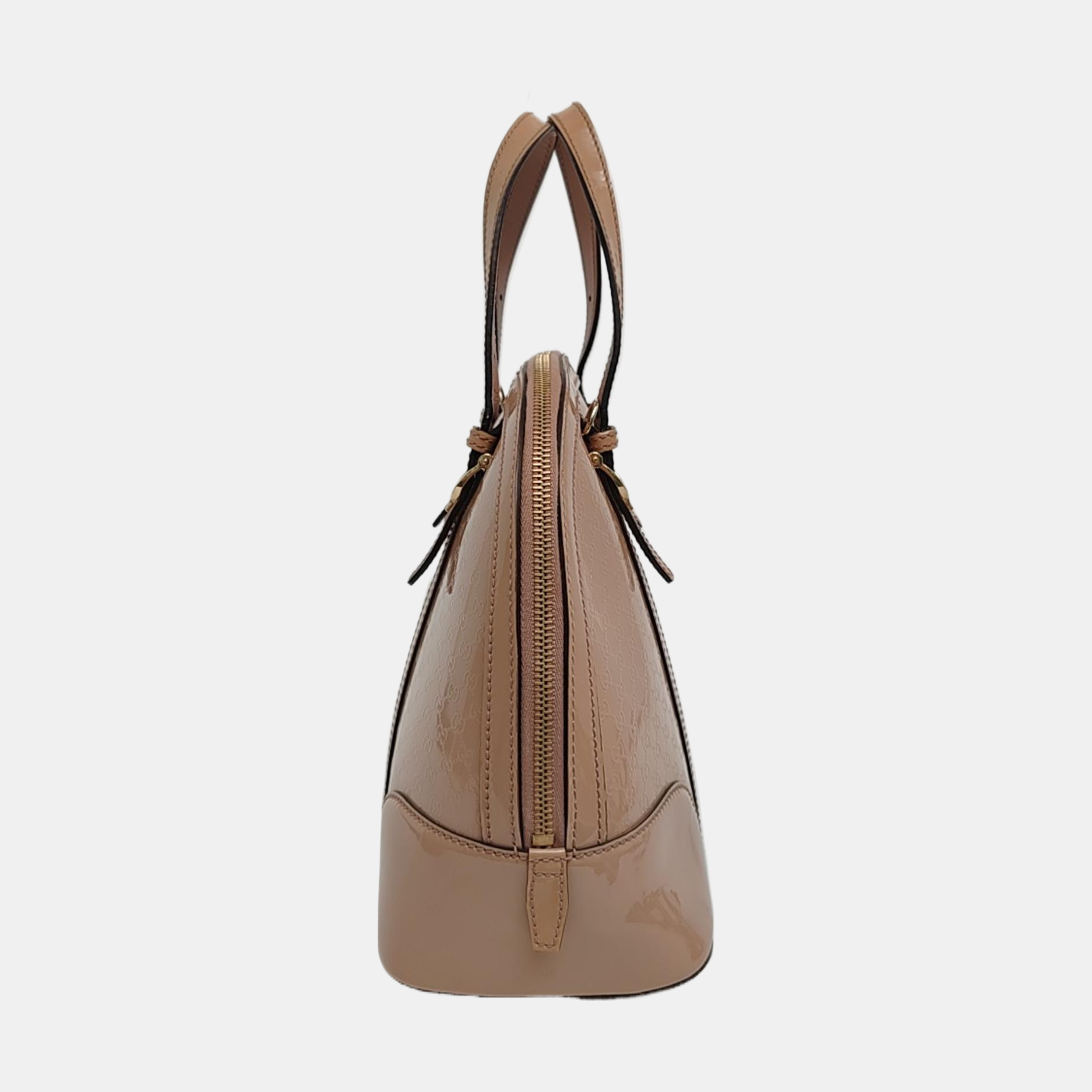 Authenticated pre-owned  Microguccissima Monogram Patent Leather Pink - Shoulder Bag at Looply