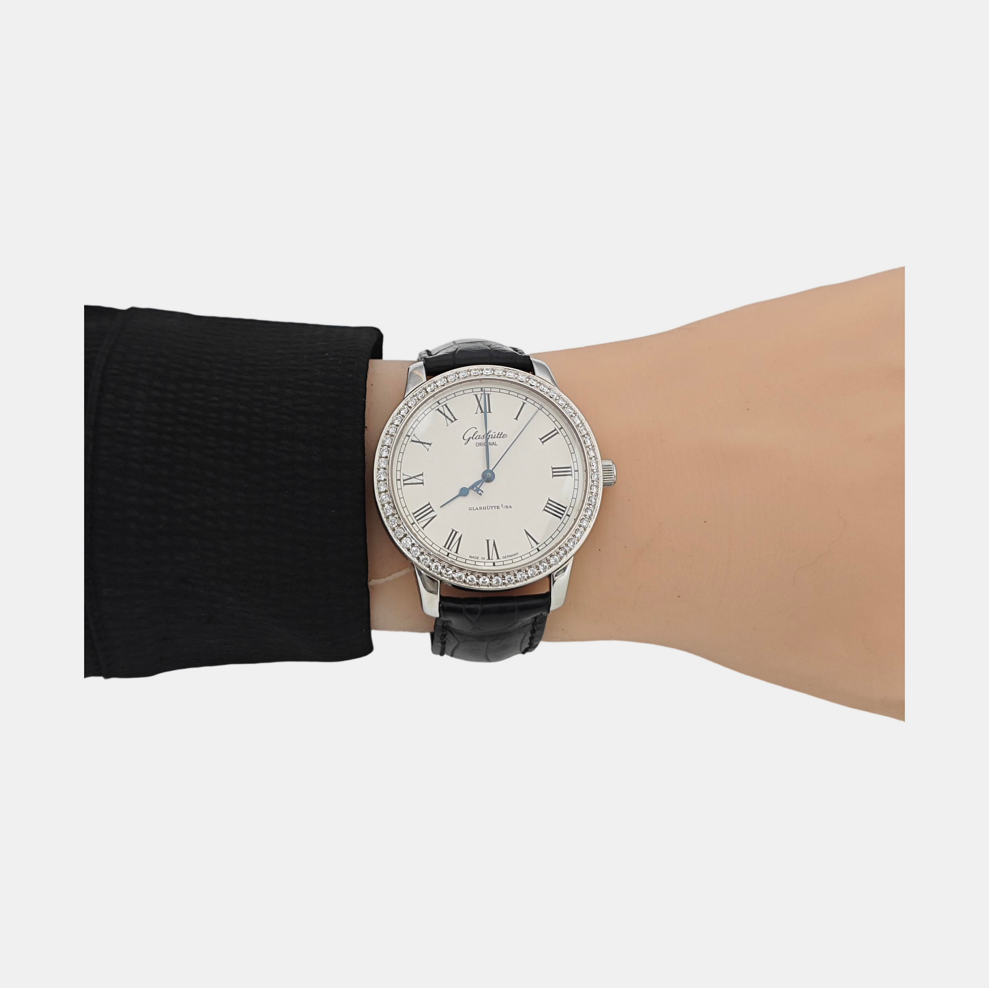 40mm White Automatic Watch