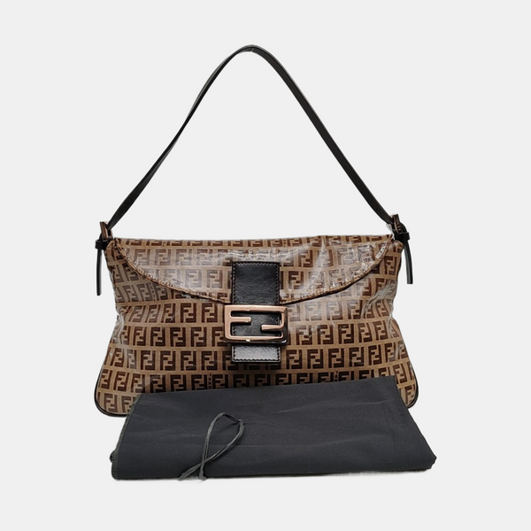 Coated Canvas Top Handle Bag Multicolor