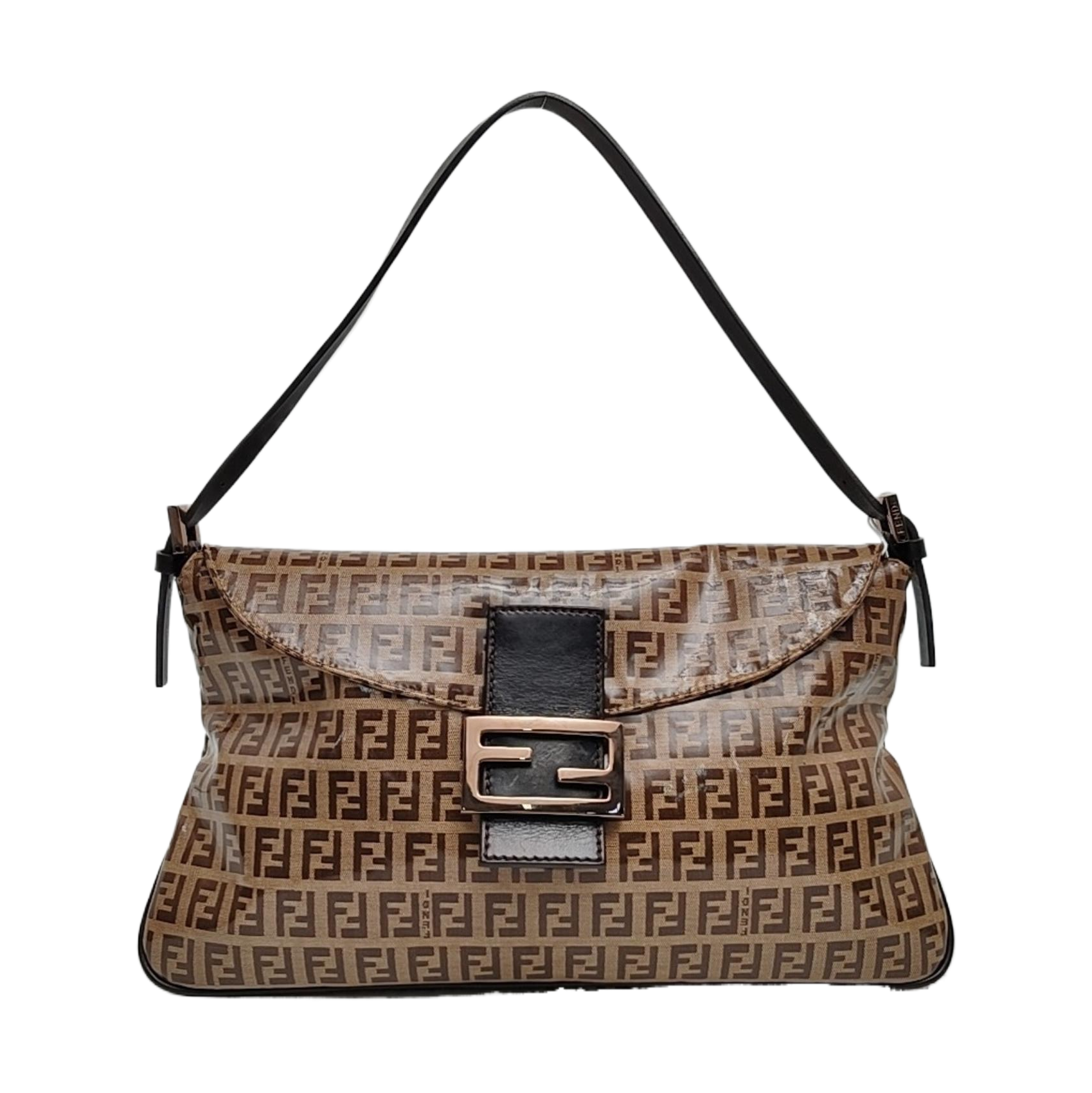Coated Canvas Top Handle Bag Multicolor