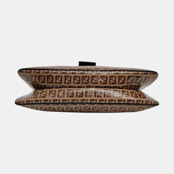 Coated Canvas Top Handle Bag Multicolor