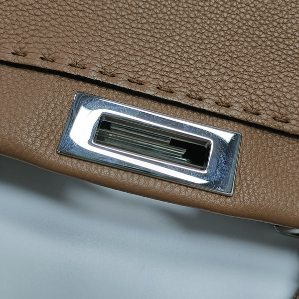 Authenticated pre-owned  Peekaboo Small Calfskin Brown - Shoulder Bag at Looply