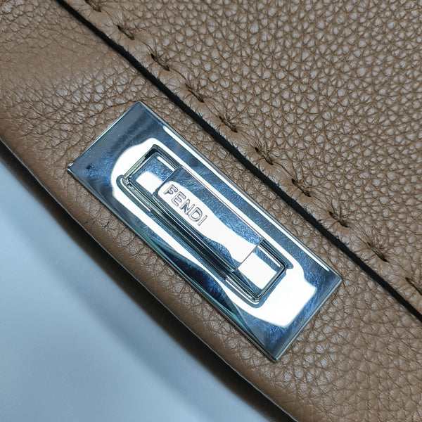 Authenticated pre-owned  Peekaboo Small Calfskin Brown - Shoulder Bag at Looply