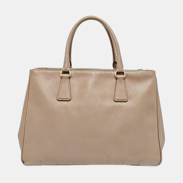 Authenticated pre-owned  Galleria Small Calfskin Beige - Shoulder Bag at Looply