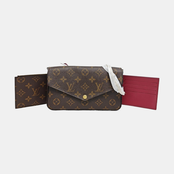 Authenticated pre-owned  Félicie Monogram Coated Canvas Brown - Shoulder Bag at Looply