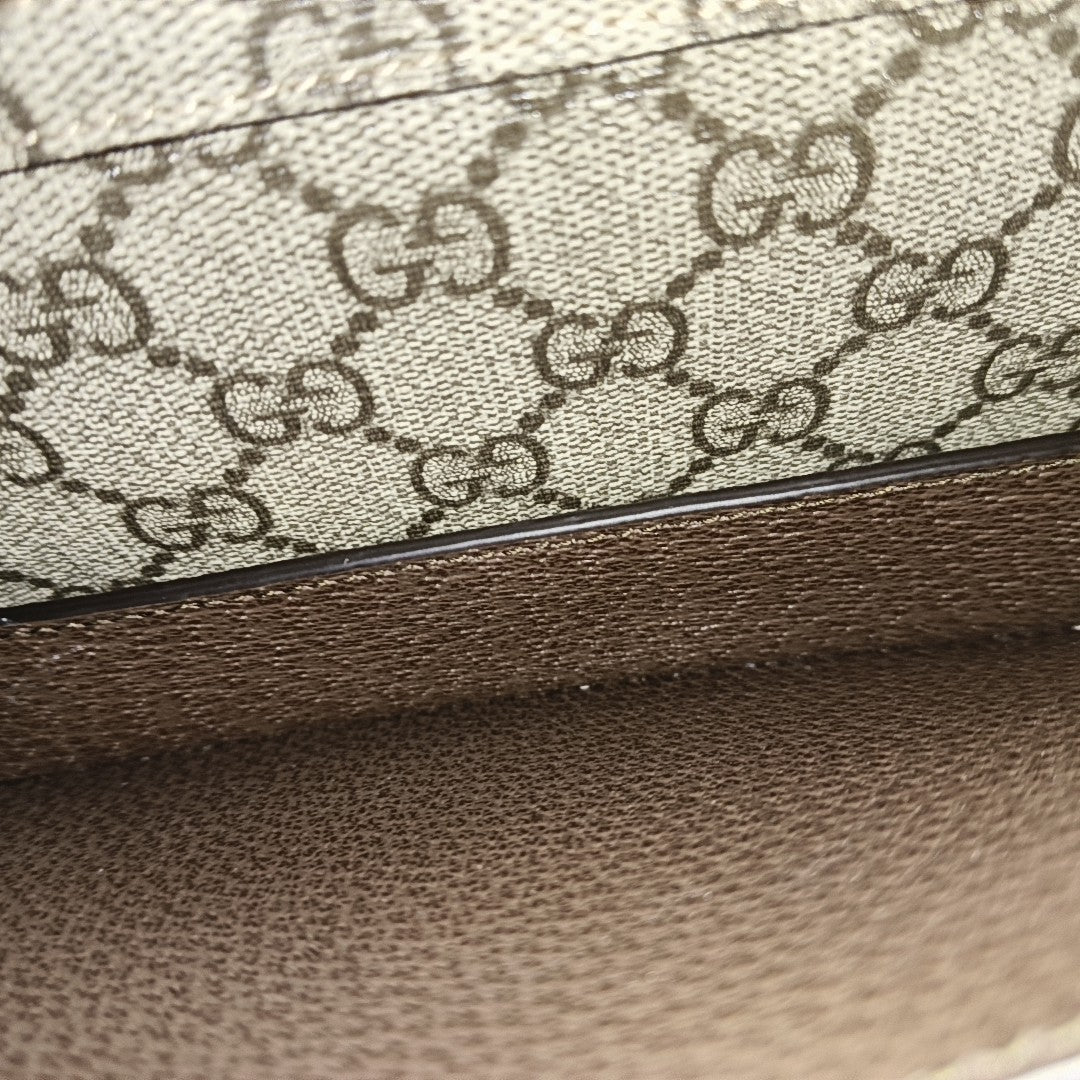Authenticated pre-owned  Blondie Monogram Coated Canvas Beige - Shoulder Bag at Looply