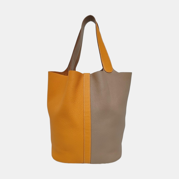 Authenticated pre-owned  Picotin Lock 31 Clemence Multicolor - Top Handle Bag at Looply