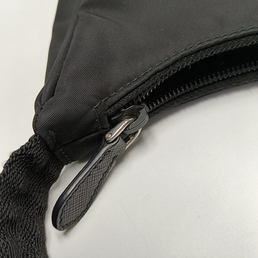 Authenticated pre-owned  Re-edition2000 Mini Nylon Black - Top Handle Bag at Looply