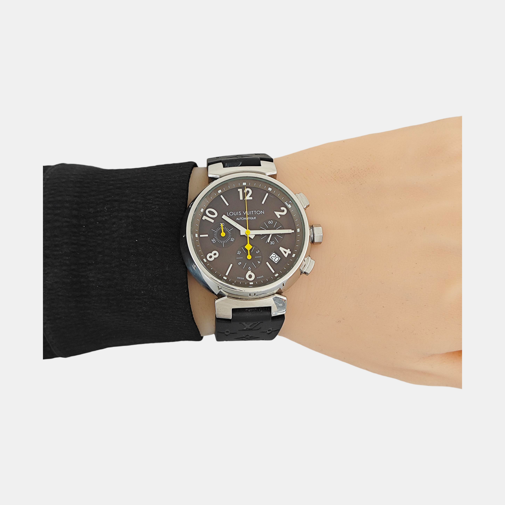 Tambour 41.4mm Brown Automatic Watch