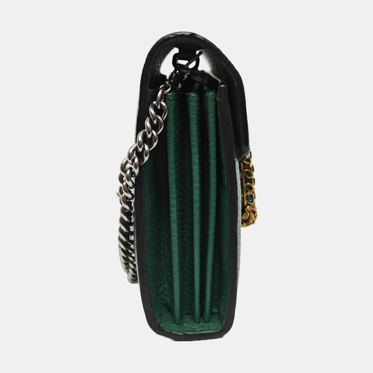 Authenticated pre-owned  Dionysus Mini Calfskin Green - Crossbody Bag at Looply