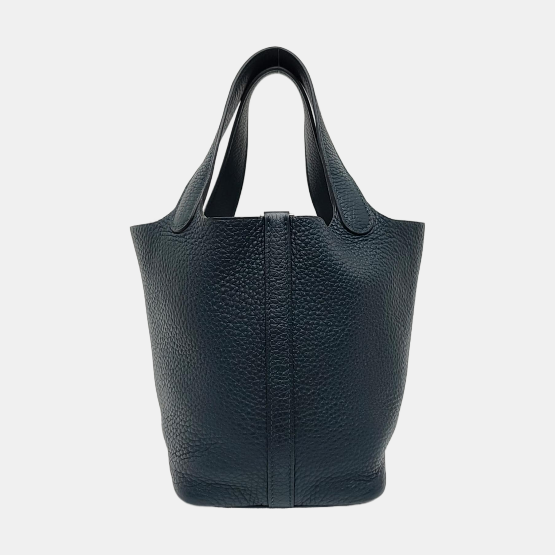 Authenticated pre-owned  Picotin Lock 18 Clemence Green - Top Handle Bag at Looply