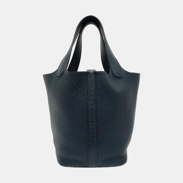 Authenticated pre-owned  Picotin Lock 18 Clemence Green - Top Handle Bag at Looply