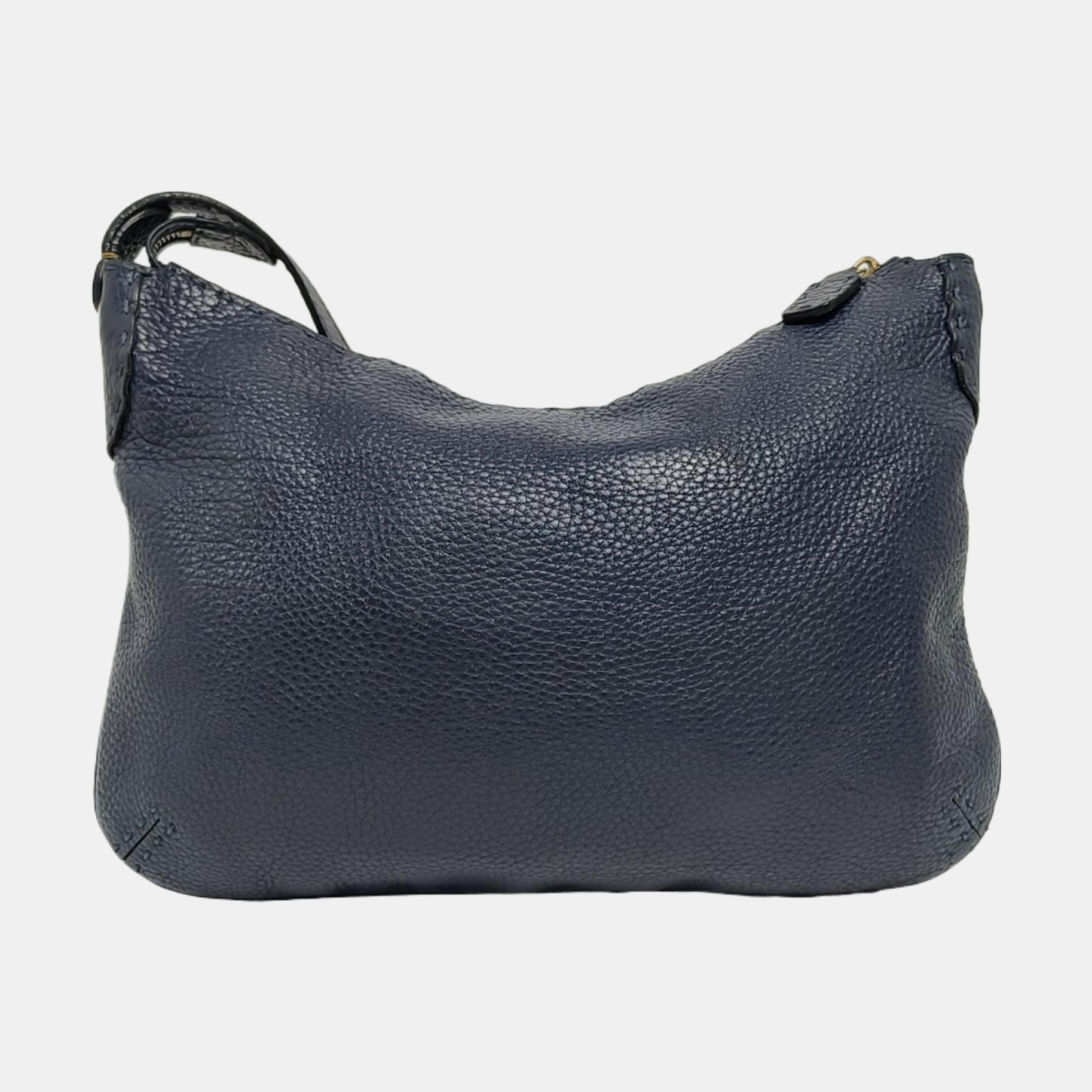 Calfskin Shoulder Bag Blue