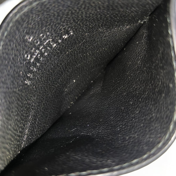Authenticated pre-owned  Microguccissima Monogram Calfskin Black Card Holder - Card Holder at Looply