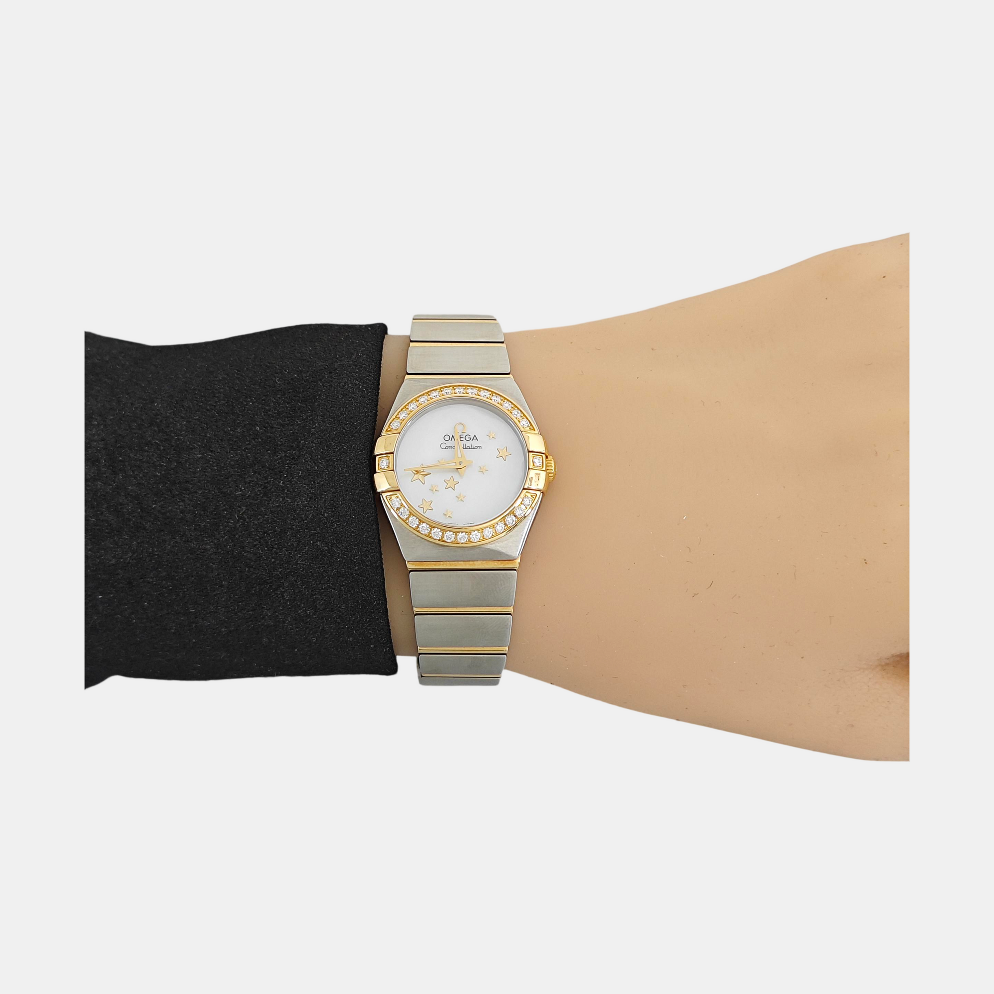 Constellation 24mm White Quartz Watch